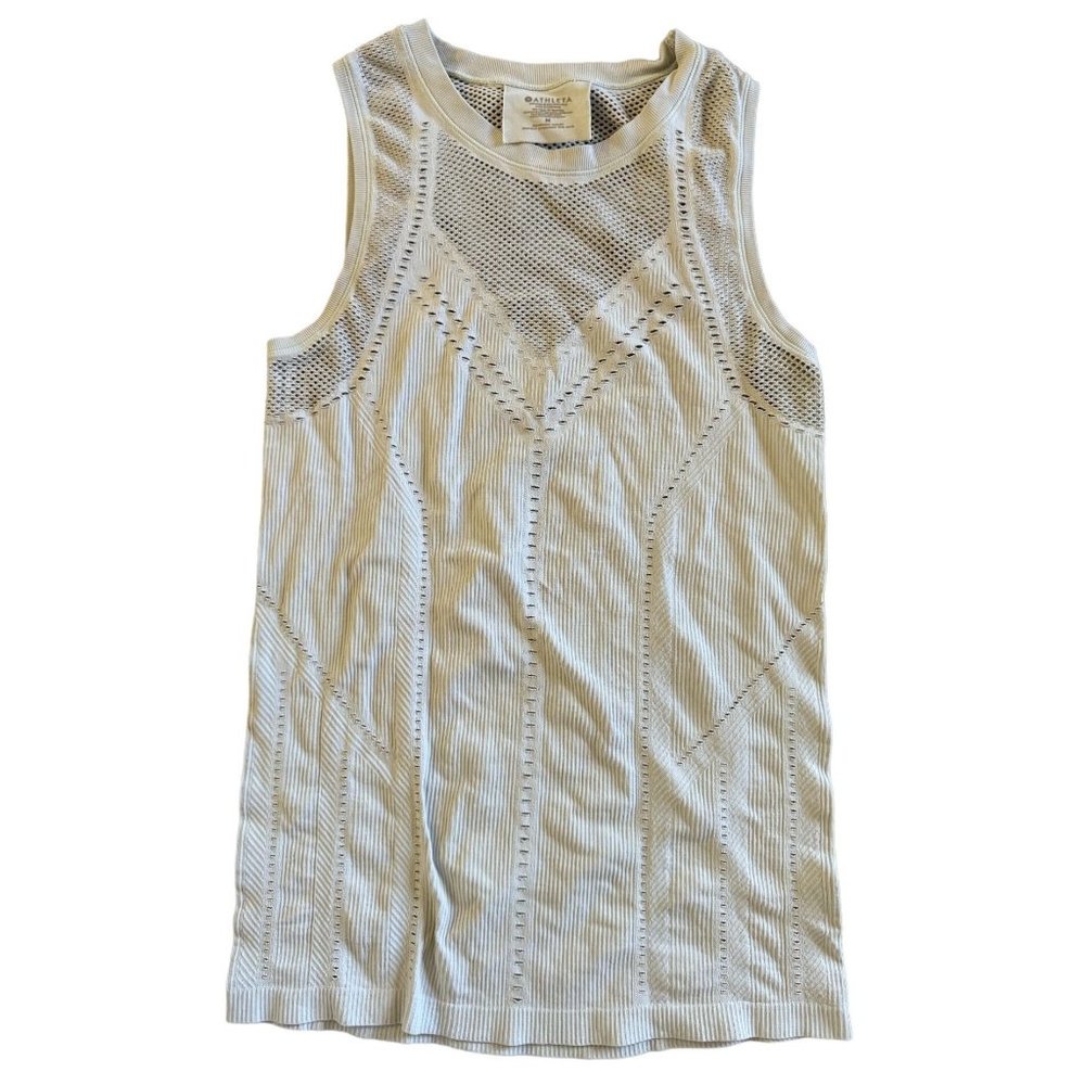 ATHLETA LIGHT GREY WOMANS MEDIUM TANK TOP | C1